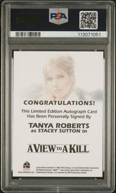 2015 Rittenhouse James Bond Archives Autograph Tanya Roberts PSA 10 Auto